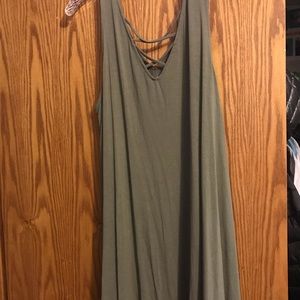 Olive Green Dress